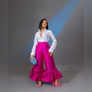 Imad Eduso Ruby Pants - Magenta